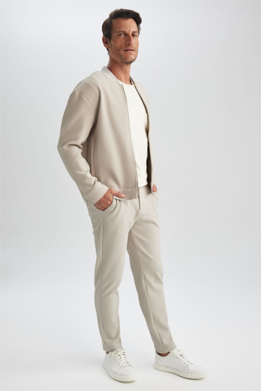 MAN Light Grey Jogger All Way Stretch Trousers