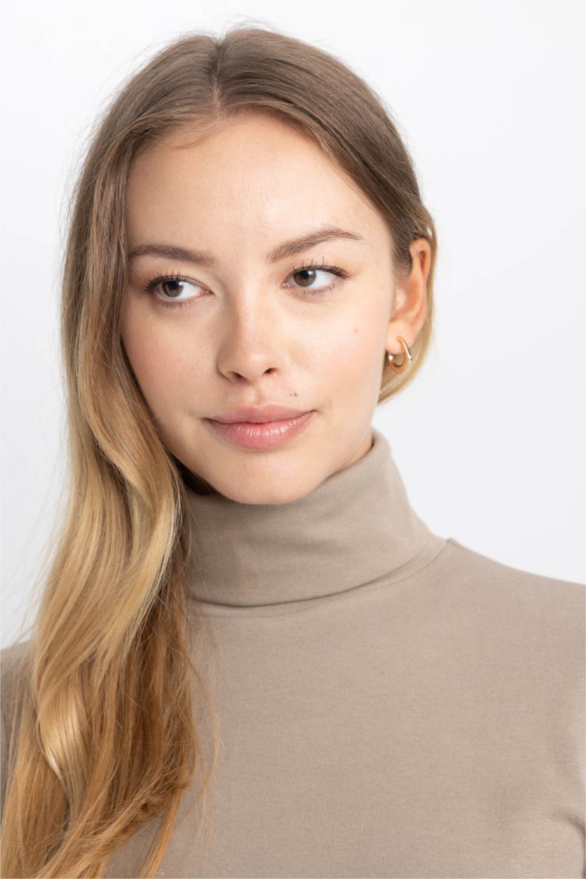 WOMAN Teak Slim Fit Long Sleeve T-Shirt