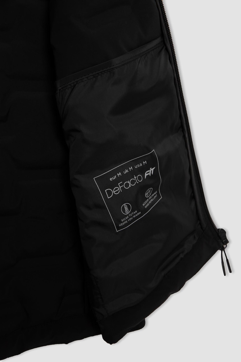 Women Black Zipper Vest