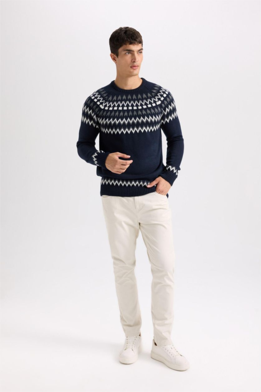 Man Light Beige Slim Fit Super Skinny Leg Chino Pants