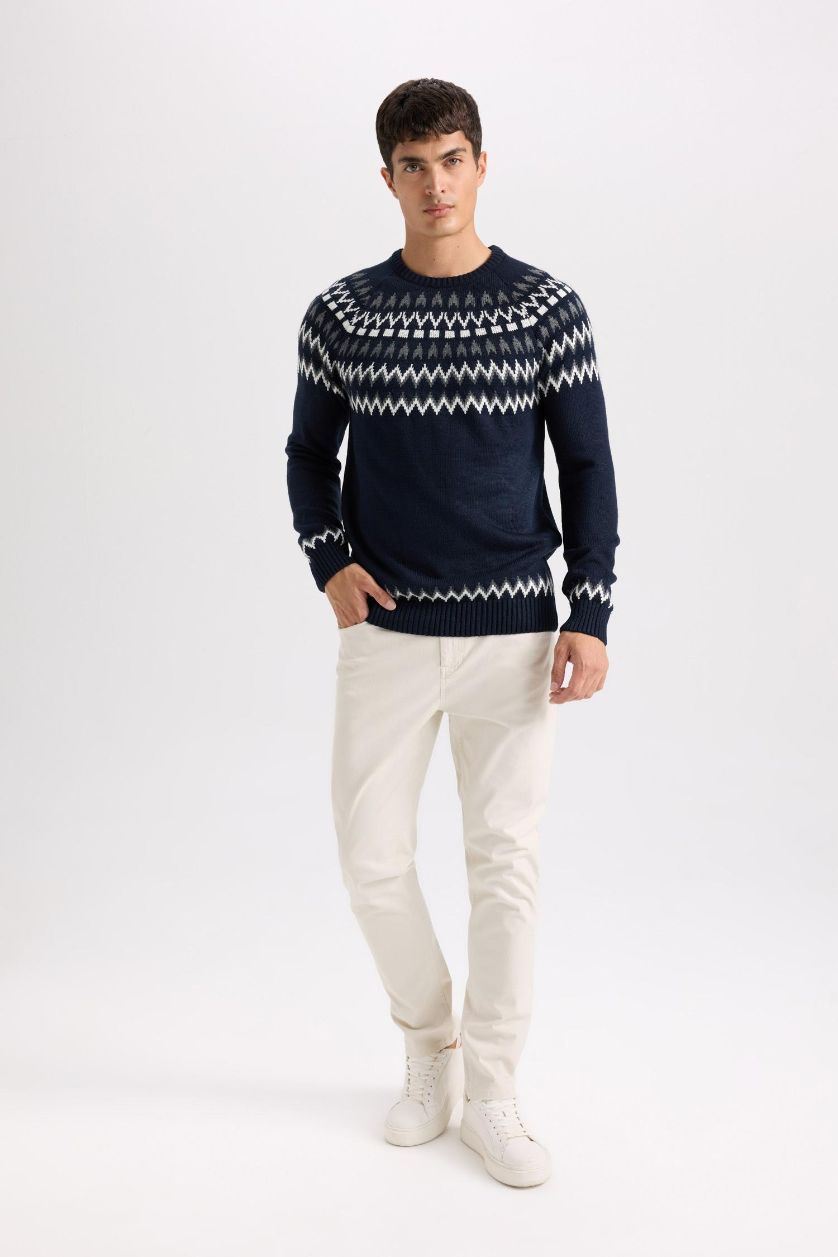 Man Light Beige Slim Fit Super Skinny Leg Chino Pants