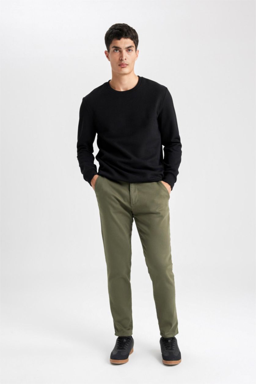 رجالي كاكي بنطلون جوجر