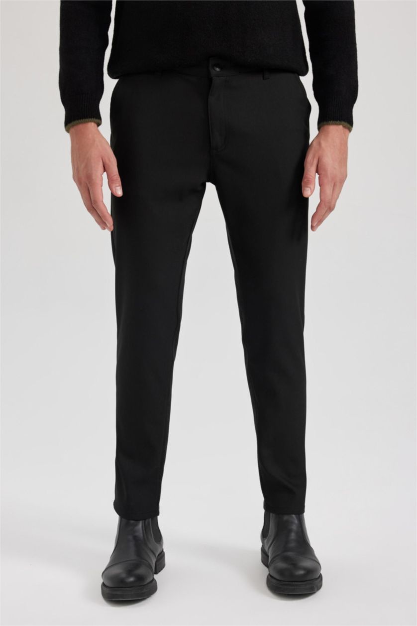 HOMME Noir Coupe slim raccourcie