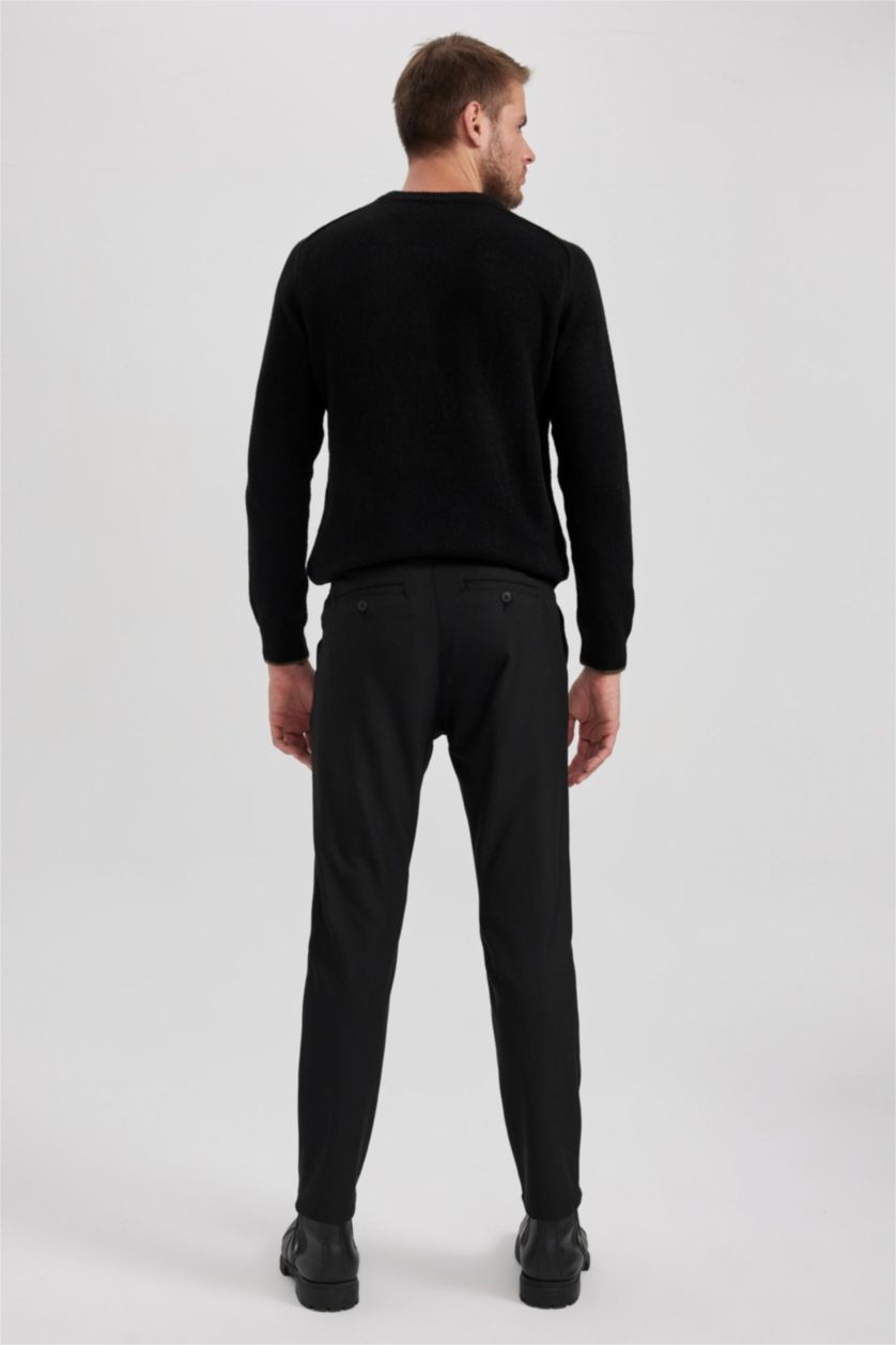 HOMME Noir Coupe slim raccourcie