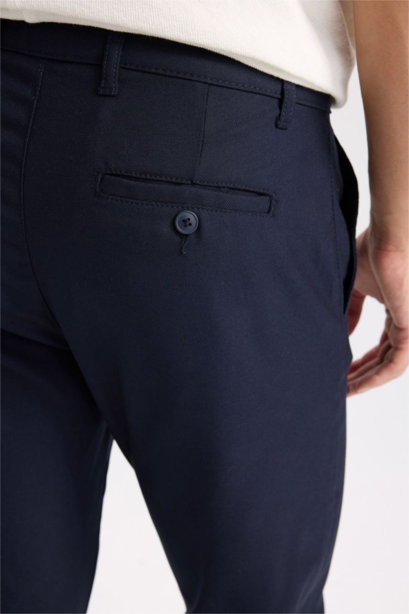 Man NAVY Slim Fit Trousers