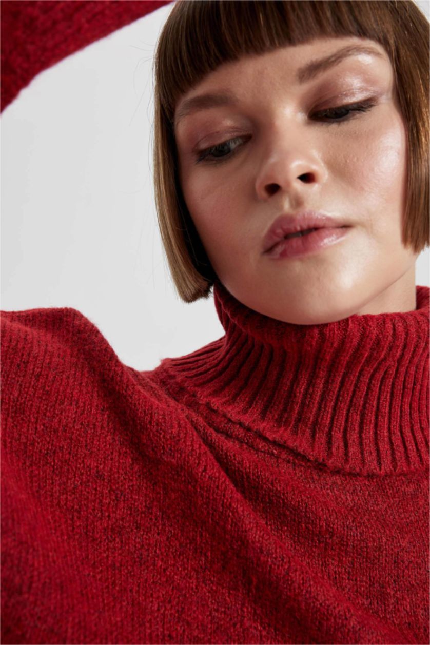WOMAN Red Relax Fit Pullover