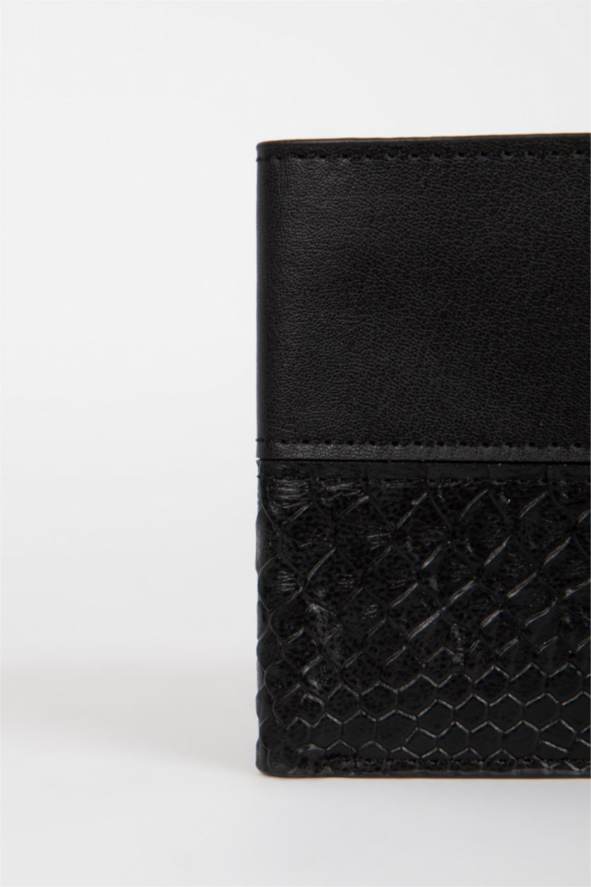 Erkek Siyah Erkek Suni Deri Cüzdan