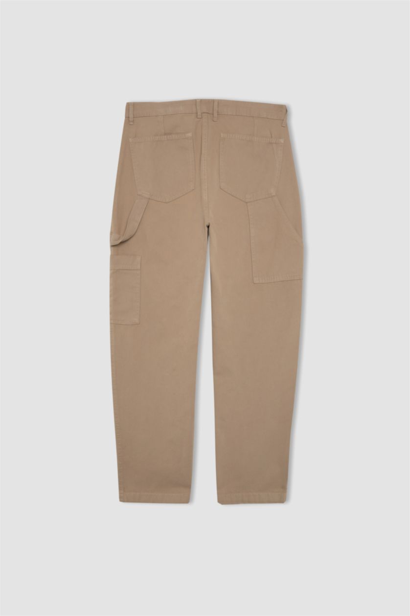MAN Sand Straight Fit Trousers