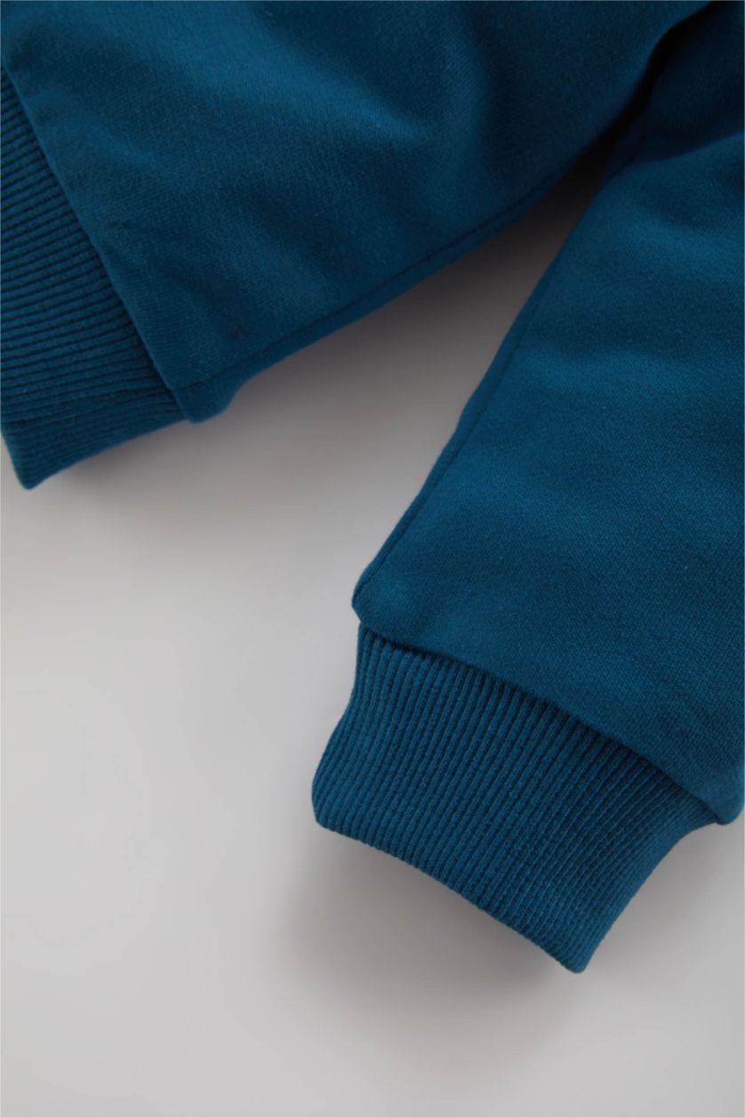 Малыши мальчики Петроль Свитшот с принтом из тонкой ткани для малышей мальчиков