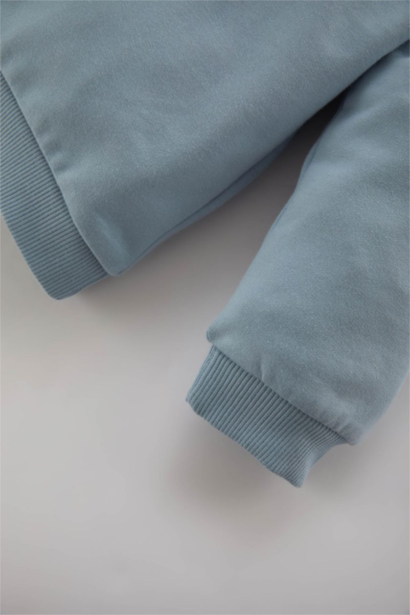 Малыши мальчики Голубрй Комплект из 2-х вещей с принтом для малышей мальчиков