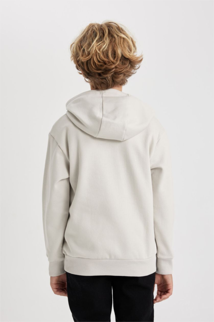 BOYS & TEENS Light Grey Boy Star Wars Hooded Sweatshirt