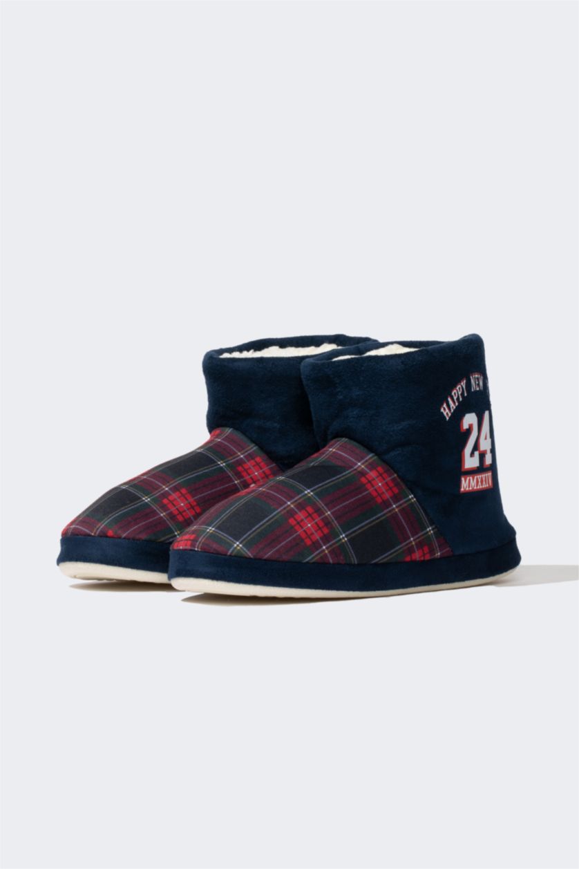 Boys & Teens NAVY Boy Flat Sole Boots For House