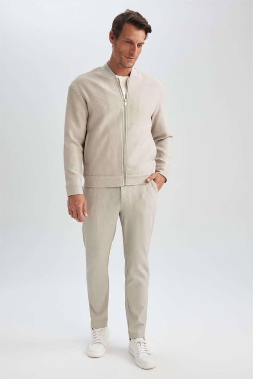 Ерлер Ашық сұр бомбер толық астар Пальто