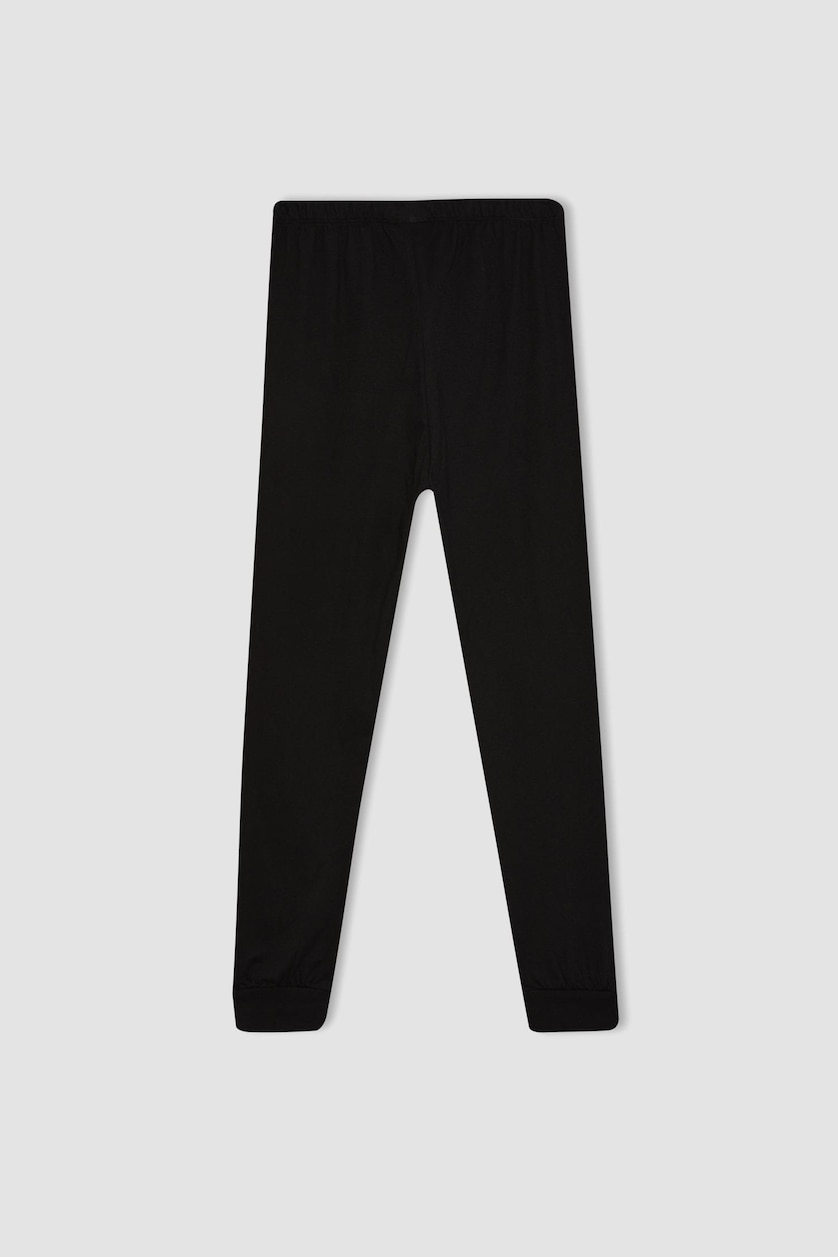 Erkek Çocuk - Genç Erkek Taş Erkek Çocuk Desenli Uzun Kollu Penye Pijama Takımı