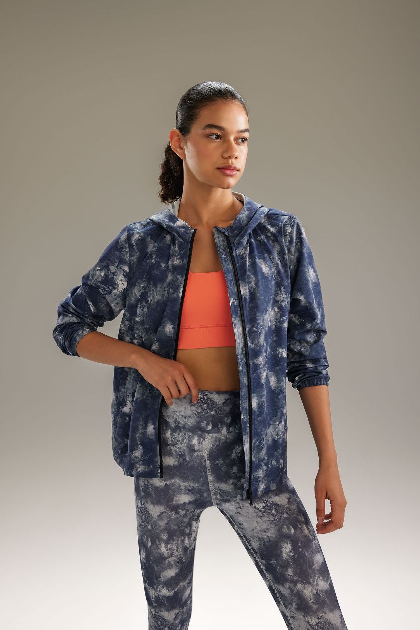 Woman Black DeFactoFit Water Repellent Slim Fit Hooded Mesh Lined Raincoat