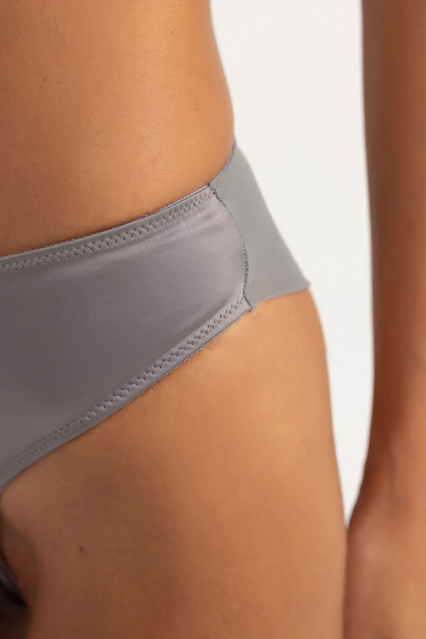 WOMAN Grey Satin