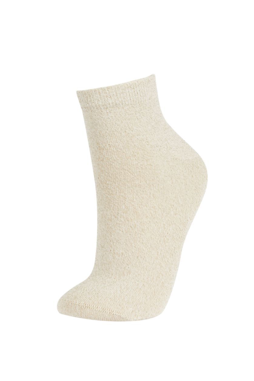 Kadın Altın Kadın 2'li Pamuklu Soket Çorap