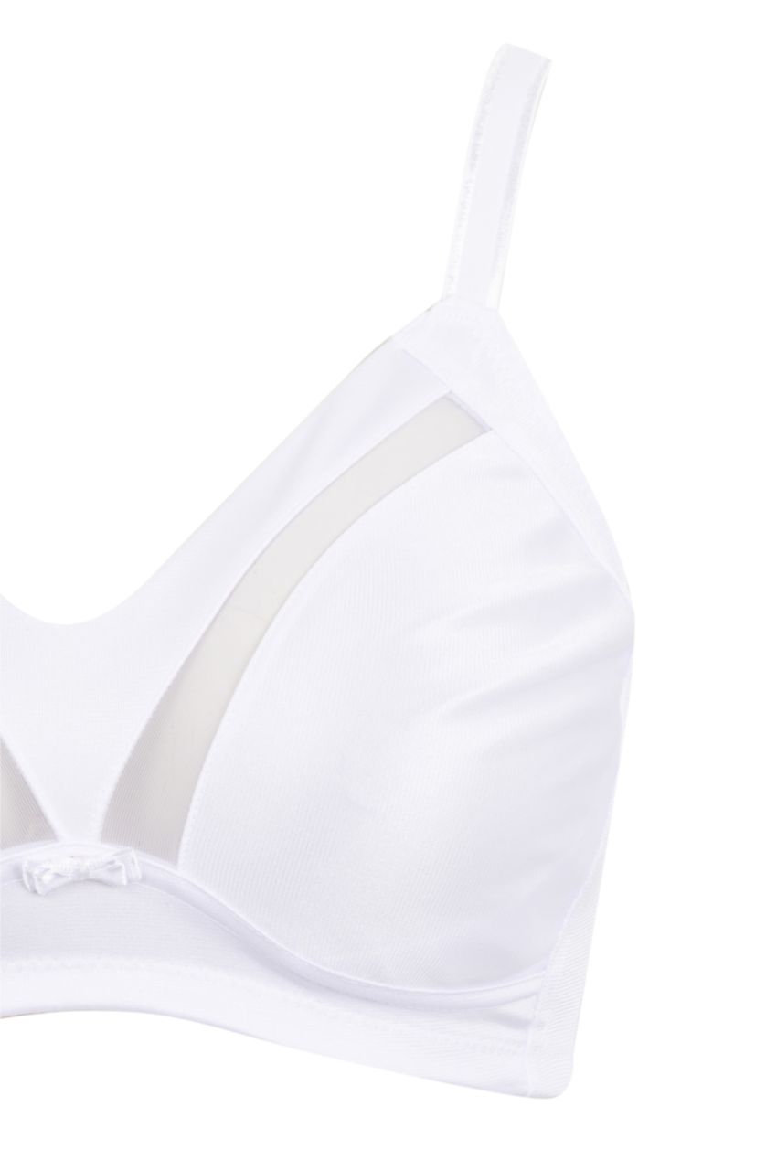 FEMME Blanc Soutien-Gorge Dentelle détaillée De Fall In Love