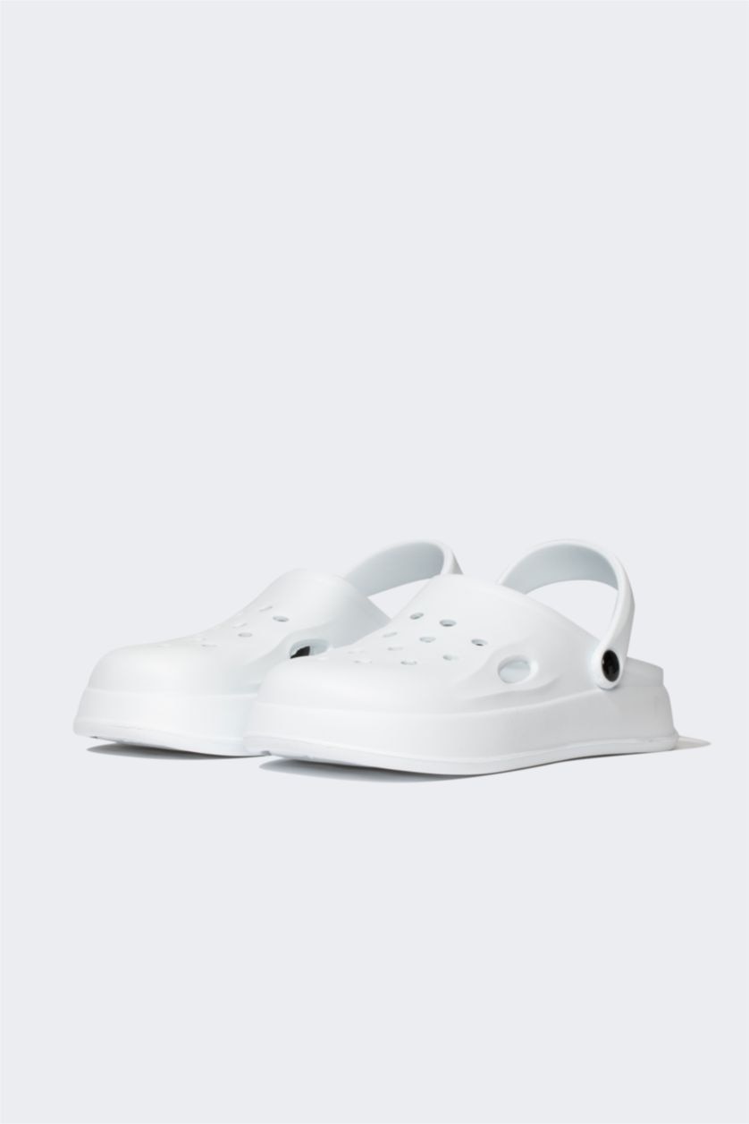 GIRLS & TEENS White High Sole Sandals