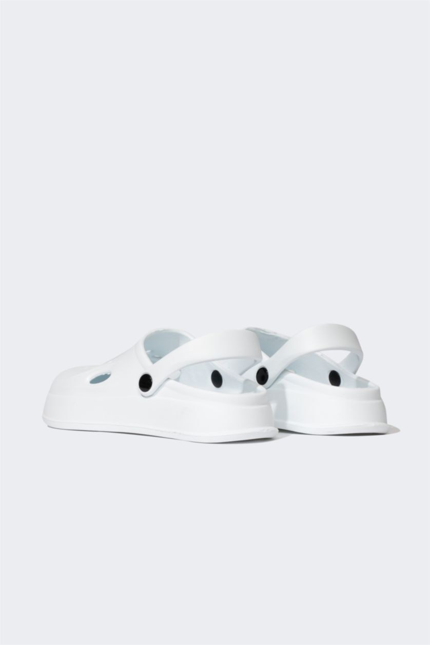 GIRLS & TEENS White High Sole Sandals