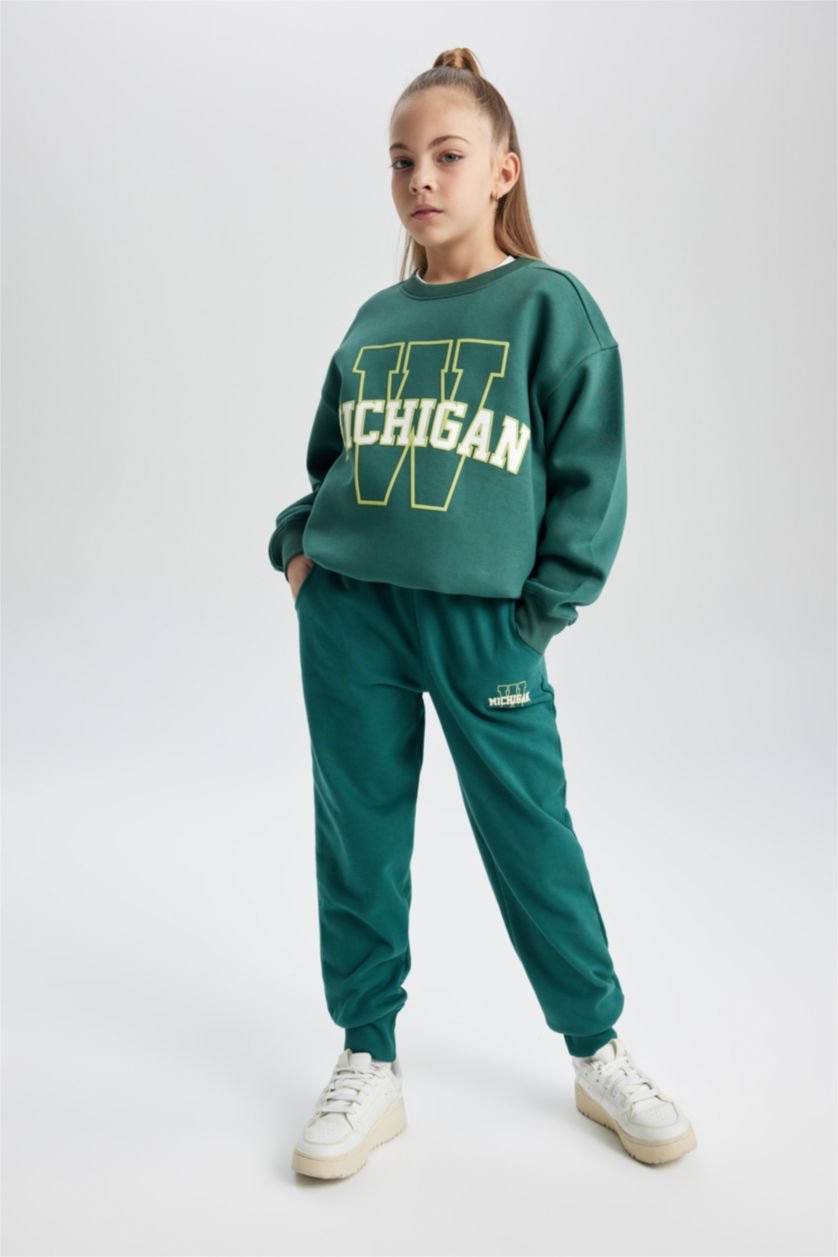 GIRLS & TEENS Green Girl Jogger Sweatpants