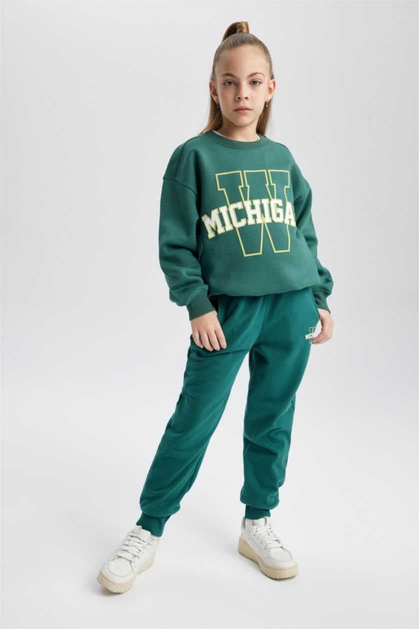 GIRLS & TEENS Green Girl Jogger Sweatpants