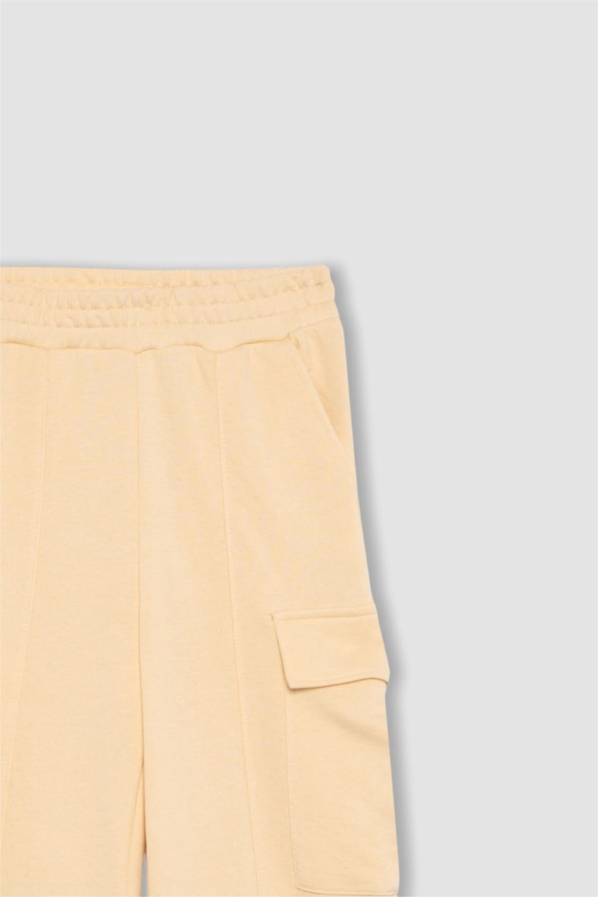 بناتي بيج فاتح بنطلون سيوت بانتس كارجو فيت