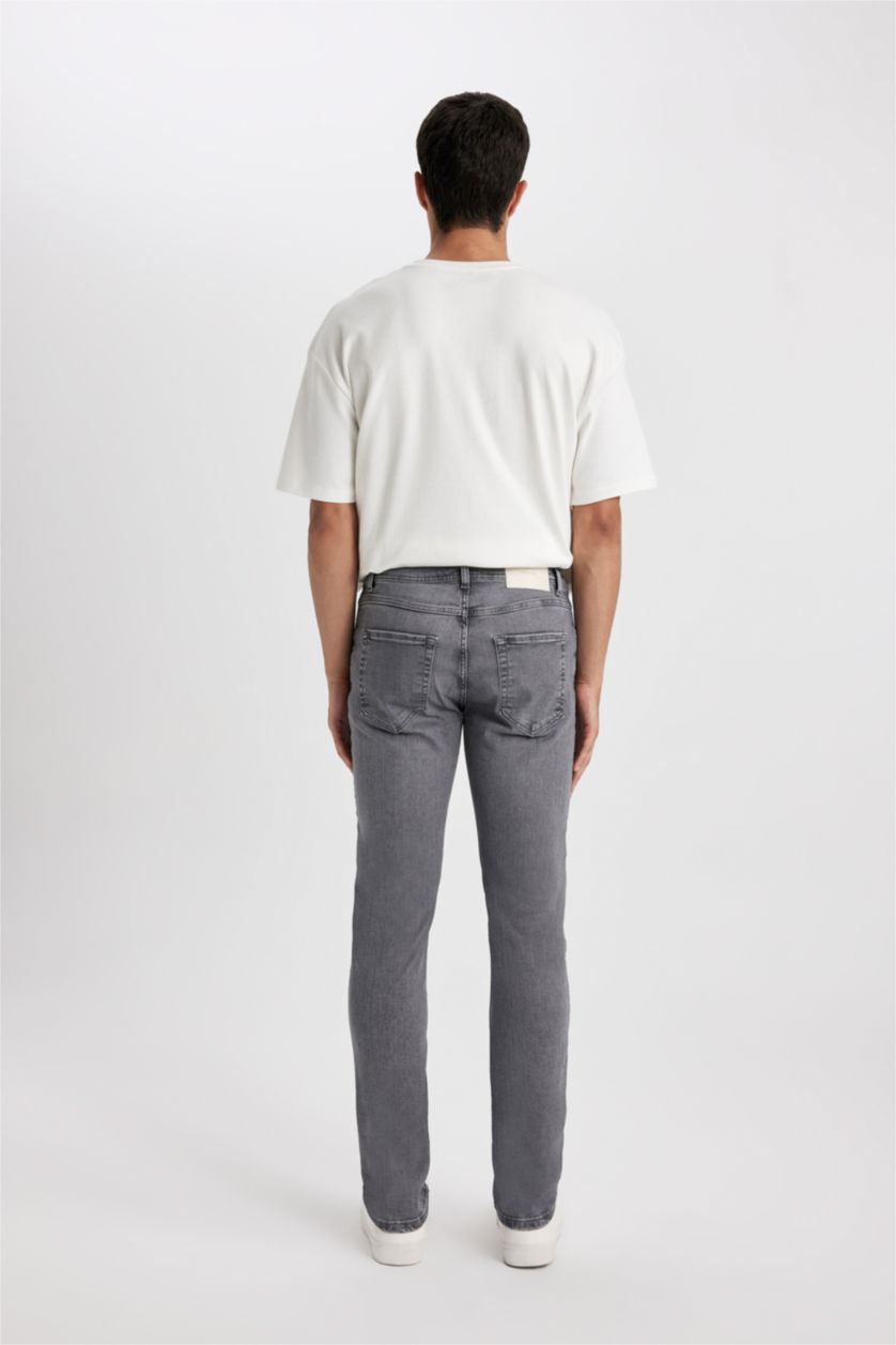 MAN Grey Pedro Slim Fit Slim Fit Normal Waist Jean Pant