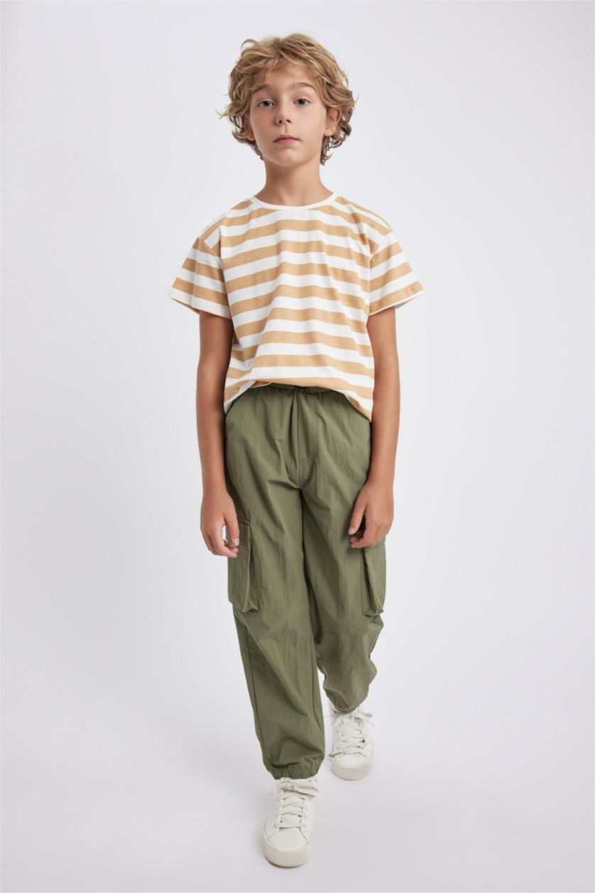BOYS & TEENS Light Khaki Boy Cargo Jogger Trousers