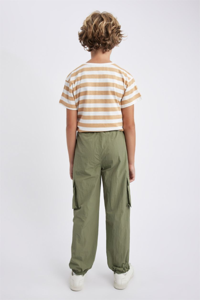 BOYS & TEENS Light Khaki Boy Cargo Jogger Trousers