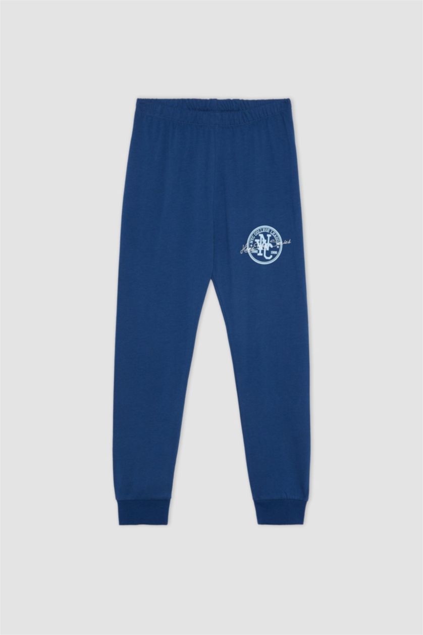 BOYS & TEENS Stone 2 piece Regular Fit Knitted Pyjamas