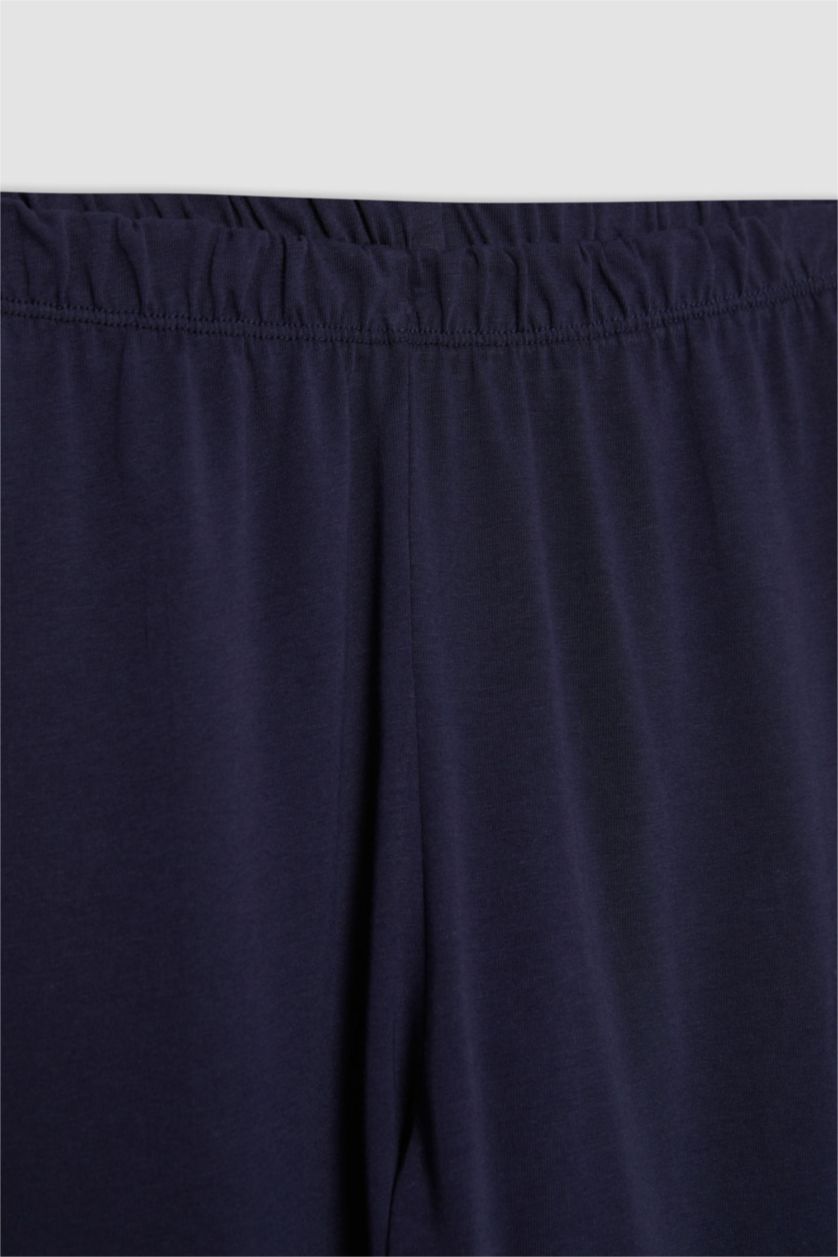 أولادي كحلي طقم بيجاما قصة عادية من غارفيلد - قطعتين