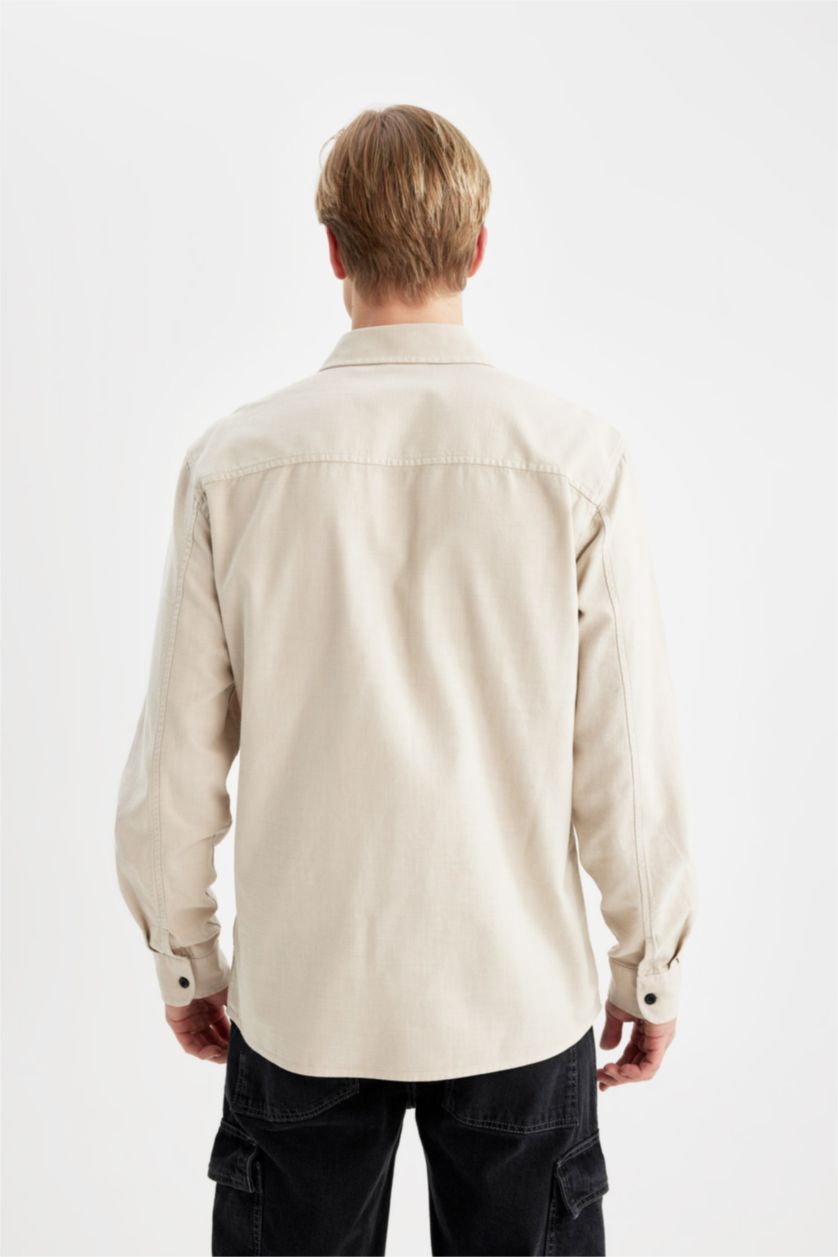 MAN Stone Regular Fit Cotton Long Sleeve Shirt