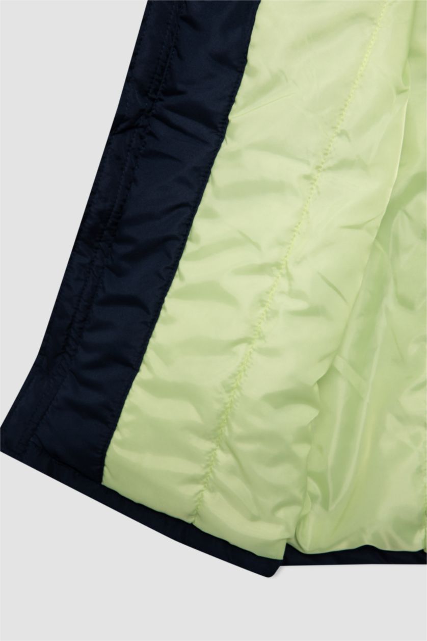 Boys & Teens NAVY Boy Hooded Windproof Raincoat