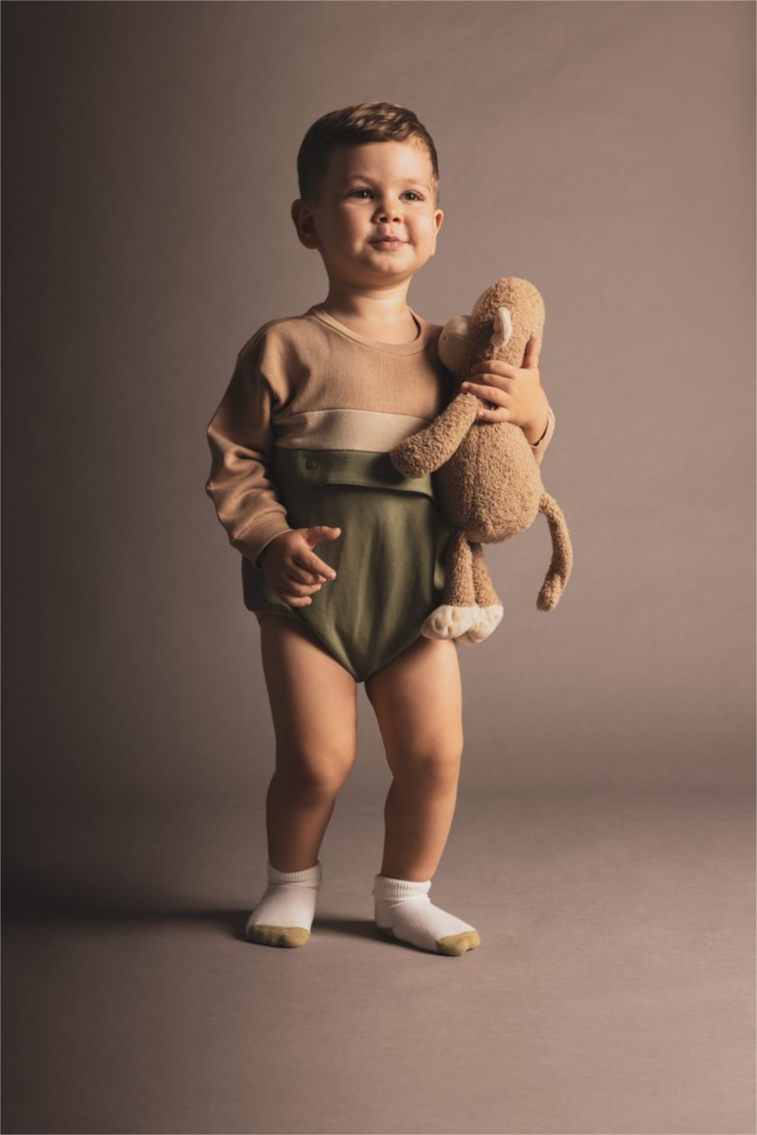 BABY GIRL Vison Baby Boy 2 piece Long Sleeve Long Sleeve Snap Body