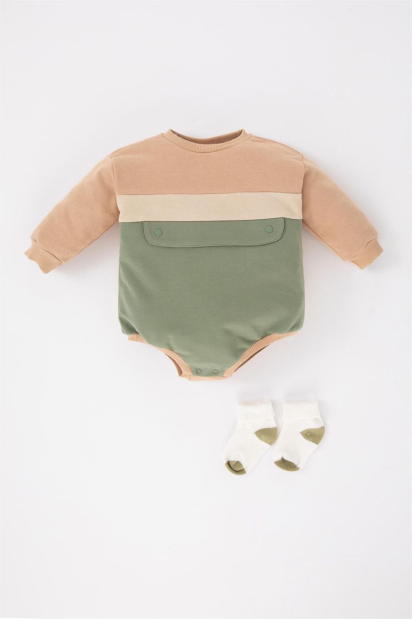 BABY GIRL Vison Baby Boy 2 piece Long Sleeve Long Sleeve Snap Body