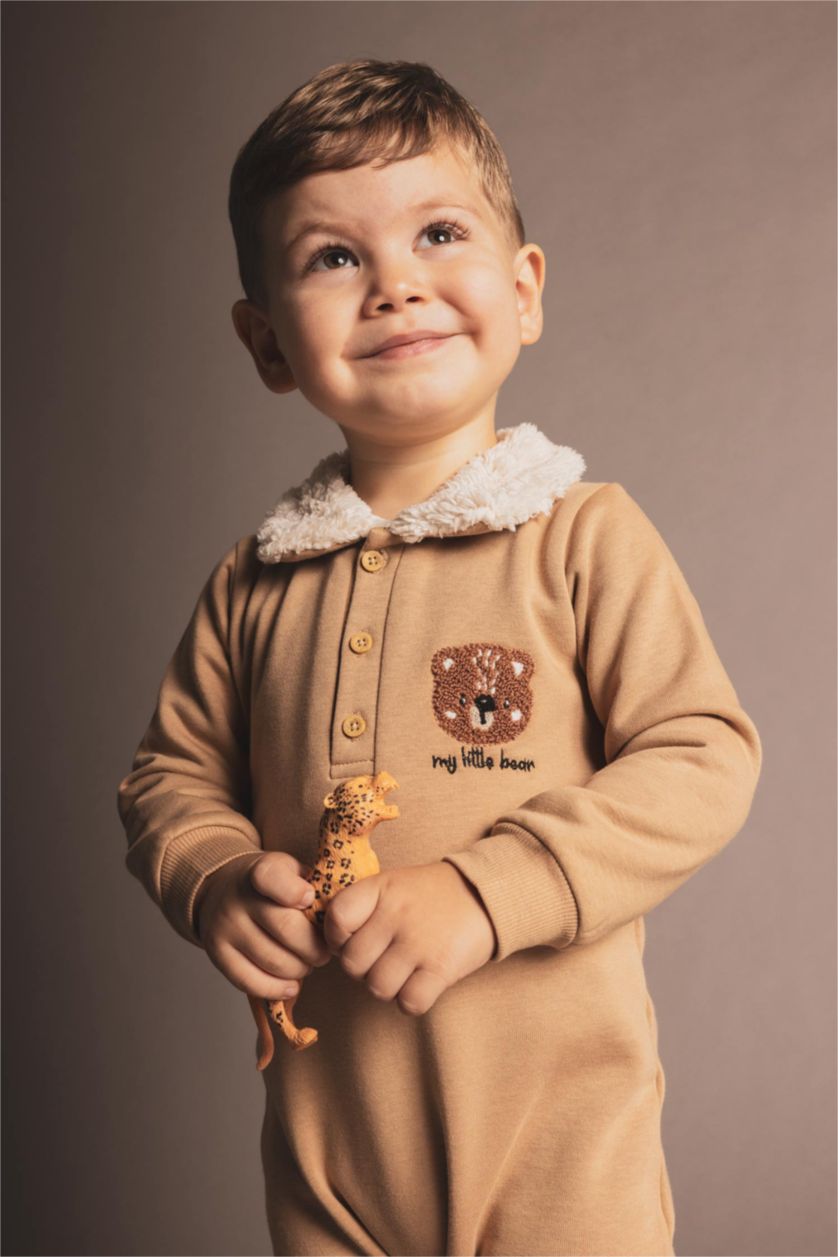 طفل صغير جملي جمبسوت ولادي حديثي الولادة قماش سميك