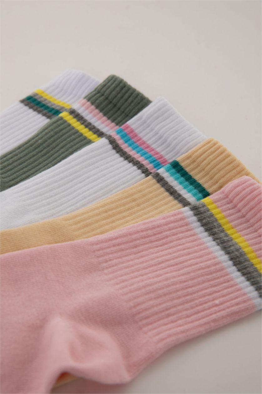 WOMAN MIXED 5 Piece Cotton Long sock