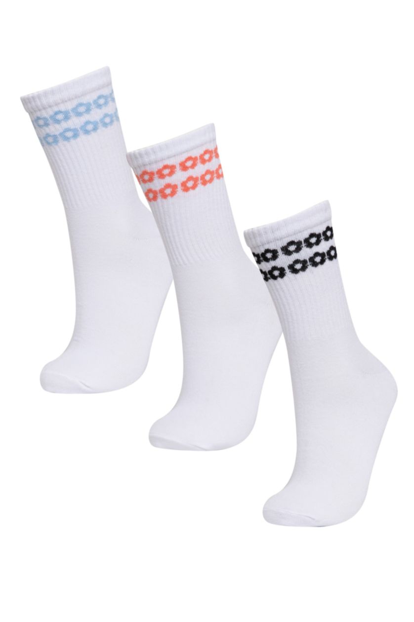 حريمي أبيض (000) شرابات قطن