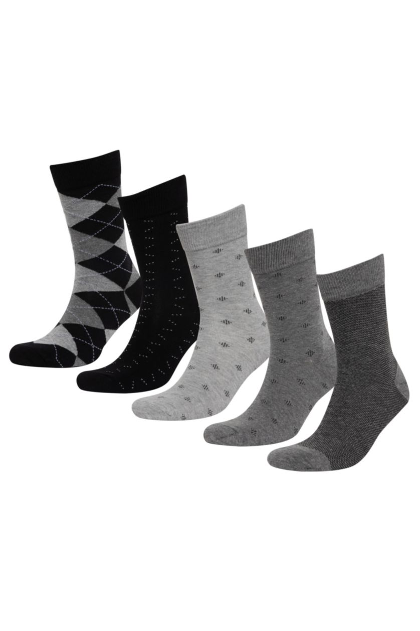 MAN MIXED 5 Piece Cotton Long sock