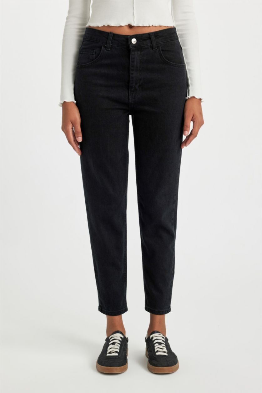 WOMAN Black Lina Comfort Fit High Comfortable Fit Jeans