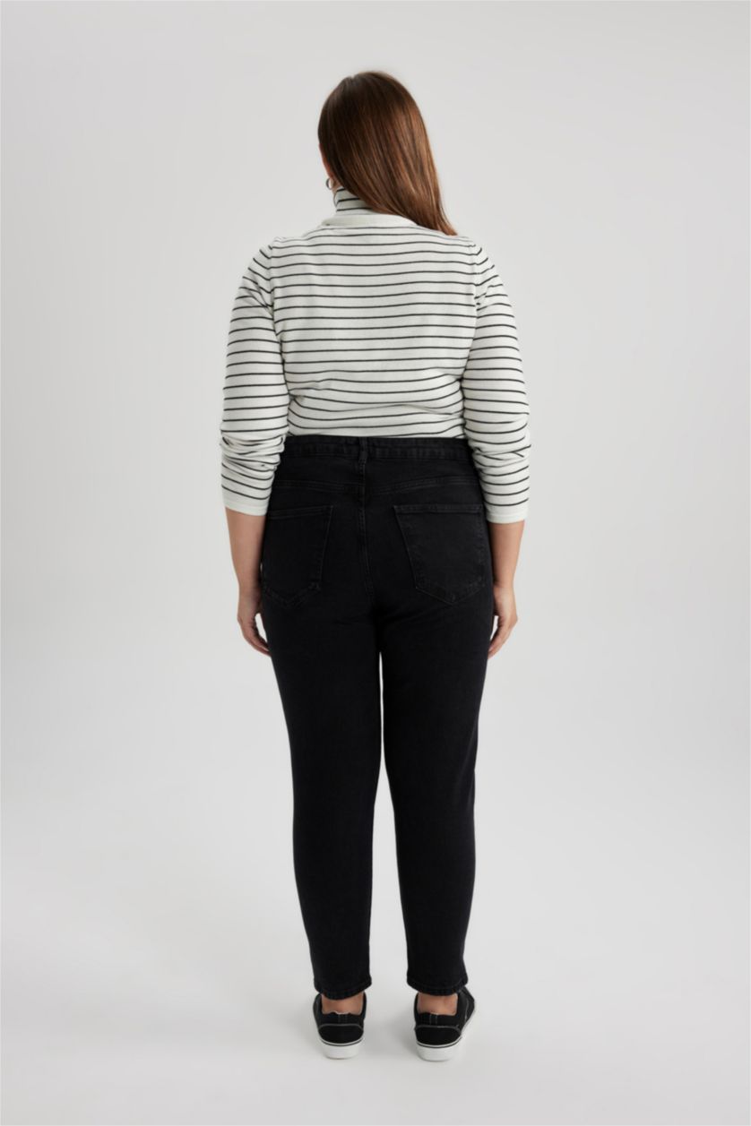 WOMAN Black Lina Comfort Fit High Comfortable Fit Jeans