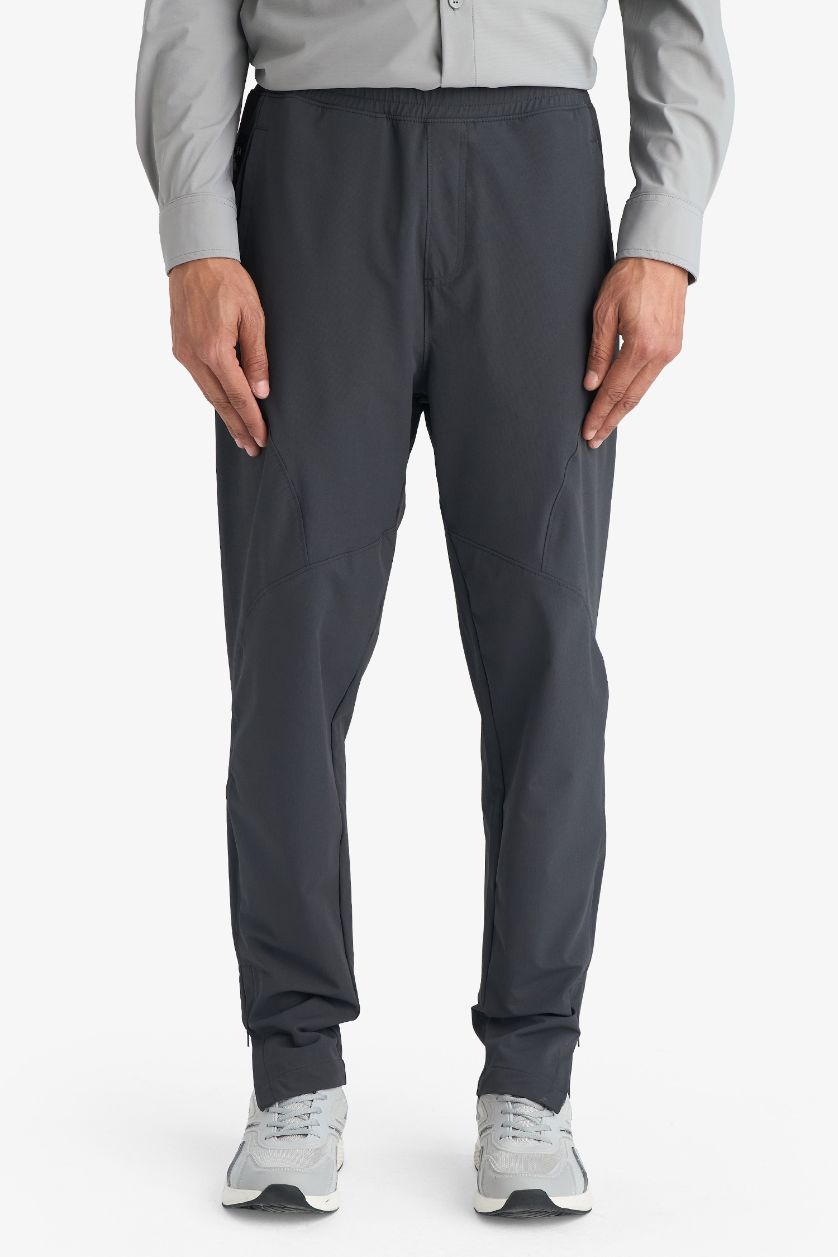 MAN Anthracite Slim Fit Woven Zipper Jogger