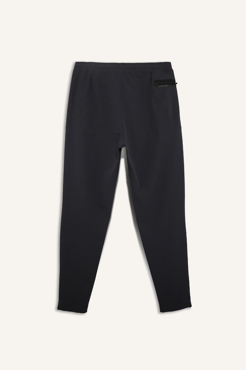 MAN Anthracite Slim Fit Woven Zipper Jogger