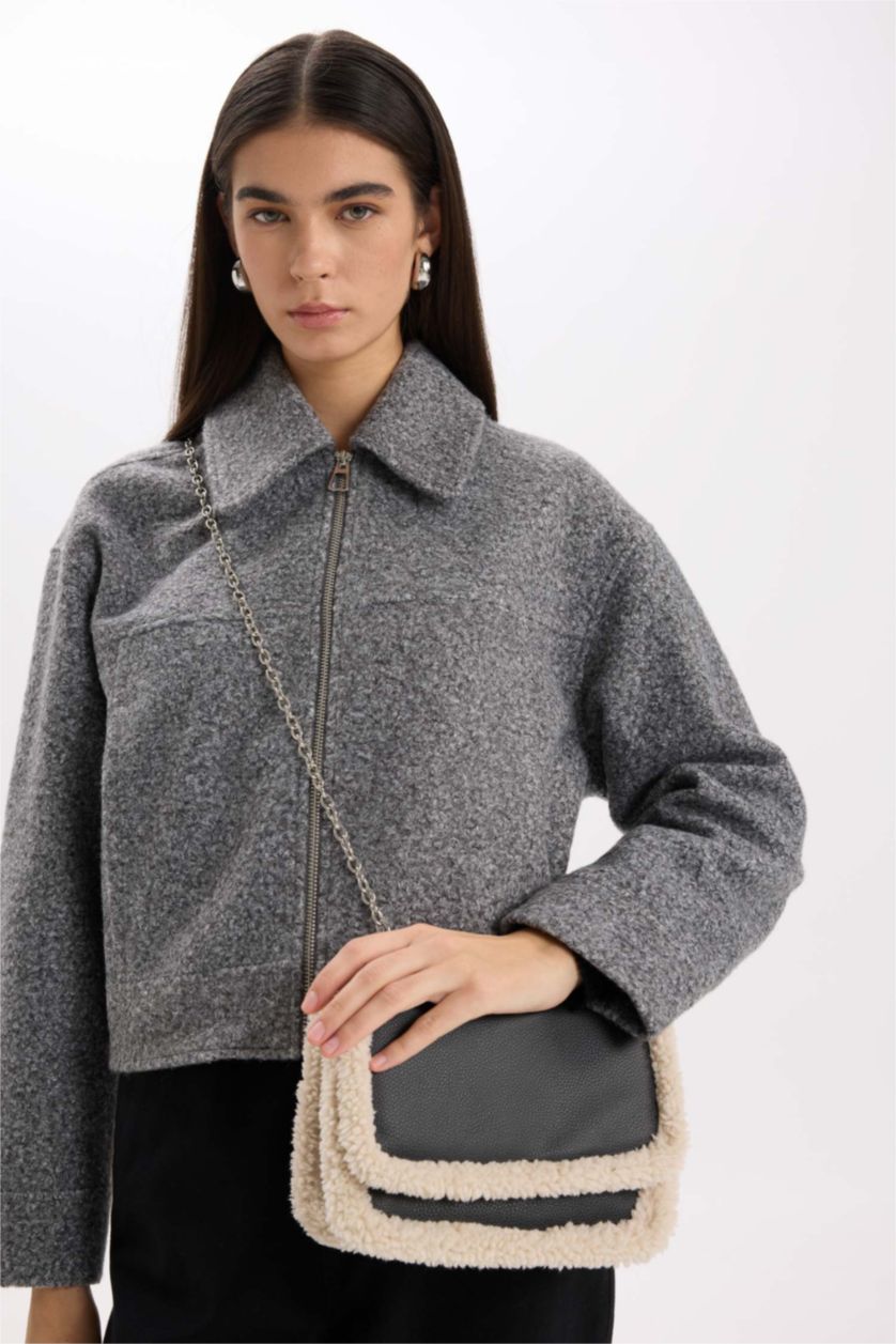 Kadın Siyah Kadın Suni Deri Omuz Çantası