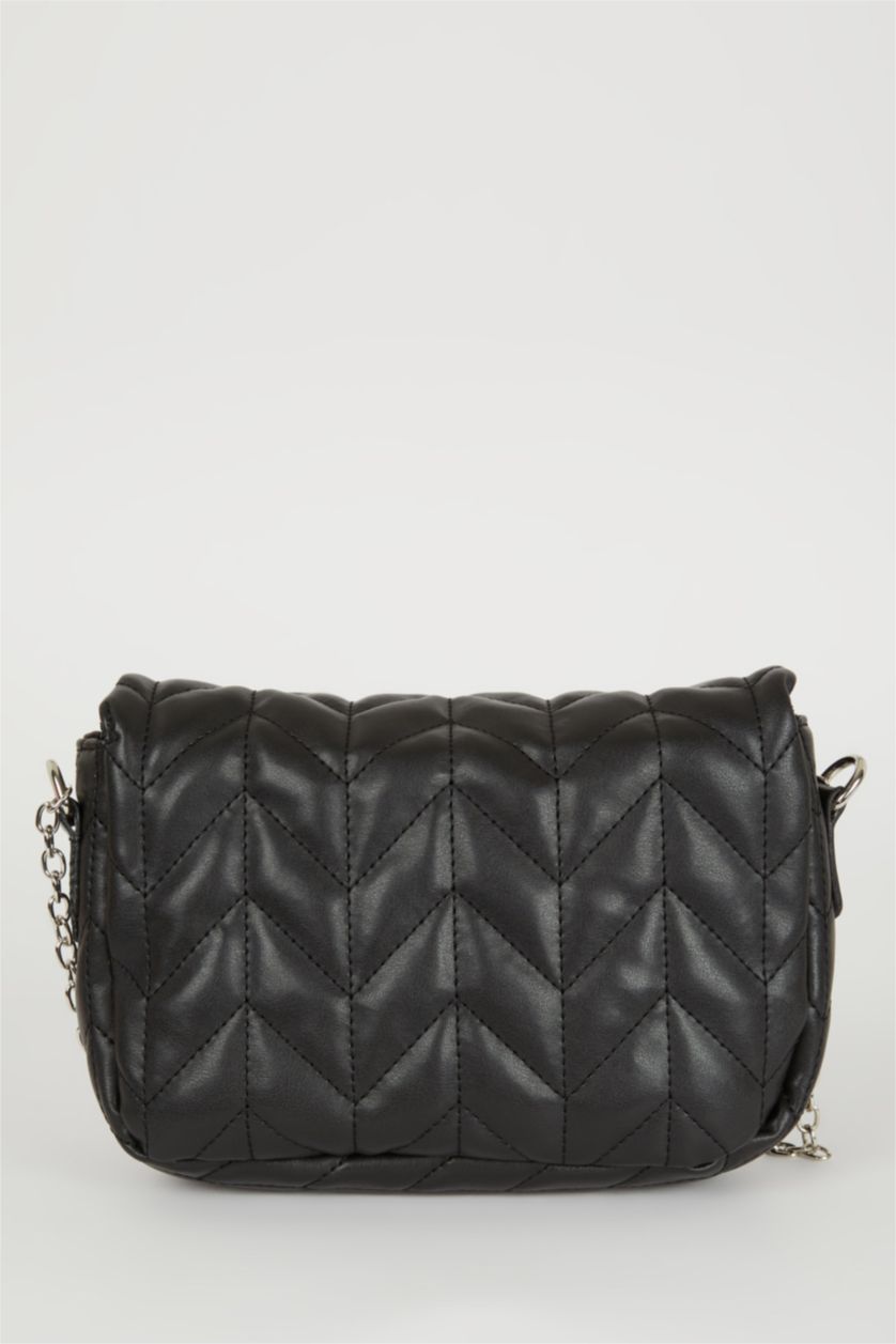FEMME Noir Sac à bandoulière PU