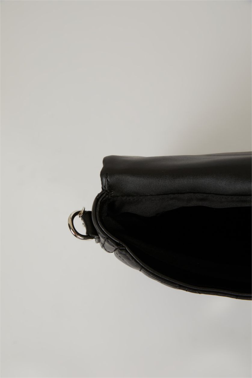 FEMME Noir Sac à bandoulière PU