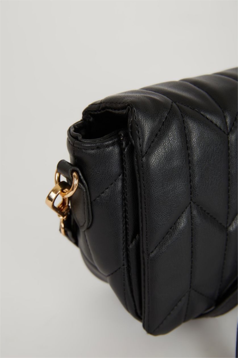 نساء أسود شنطة كروس نسائي جلد صناعي