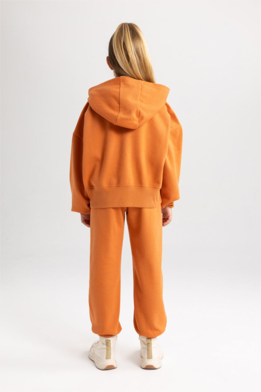 GIRLS & TEENS Orange 2 piece Jogger Standard Fit Set