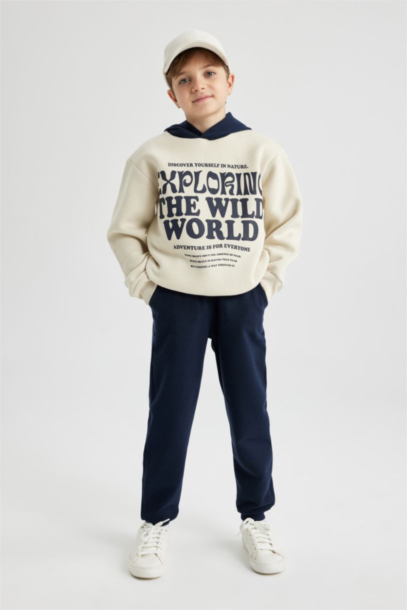 BOYS & TEENS Sand Boy Hooded Sweatshirt Sweatpants 2 Piece Set